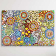 Load image into Gallery viewer, Julieanne Nungarrayi Turner &quot;Budgerigar Dreaming&quot; Print
