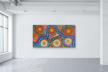 Load image into Gallery viewer, &quot;My Country&quot; Damien and Yilpi Marks 202cm x 108cm
