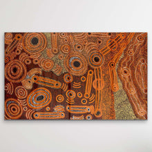 Load image into Gallery viewer, "Pupu" original Aboriginal painting by Joanne Ken, 148cm x 91cm - authentic Indigenous Australian artwork
