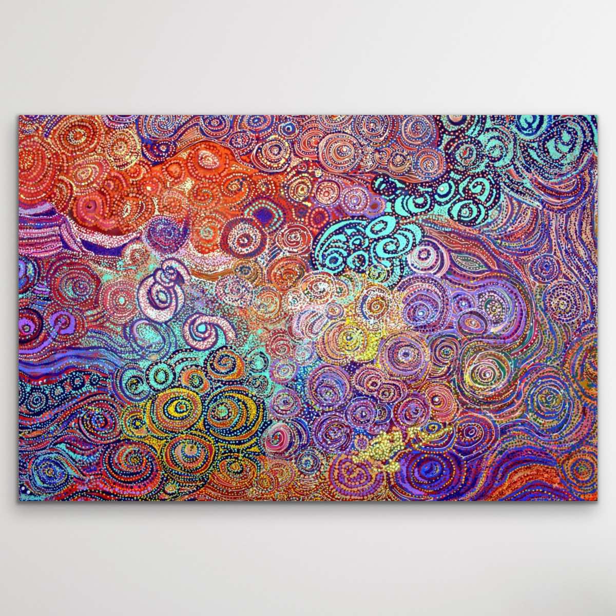 "Tjitji Tjukrpa" original Aboriginal painting by Print - authentic Indigenous Australian artwork
