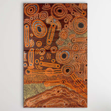 Load image into Gallery viewer, "Pupu" by Joanne Ken - detail view of Aboriginal painting, 148cm x 91cm
