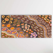 Load image into Gallery viewer, &quot;Bush Banana Dreaming&quot; Nola Napangardi Fisher 95cm x 45cm
