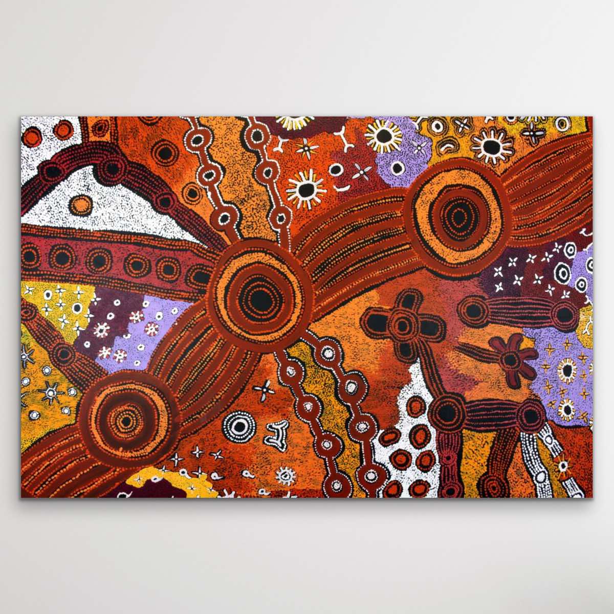 "Minyma Malilu-nya" original Aboriginal painting by Print - authentic Indigenous Australian artwork