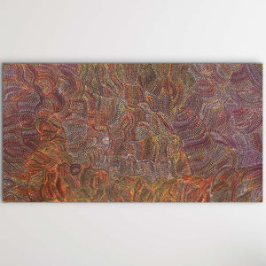 "Bush Flower" Joy Pitjara 205cm x 108cm