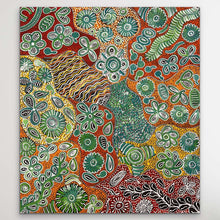 Load image into Gallery viewer, &quot;Bush Flower&quot; Bernadine Johnson Kemarre 81cm x 91cm
