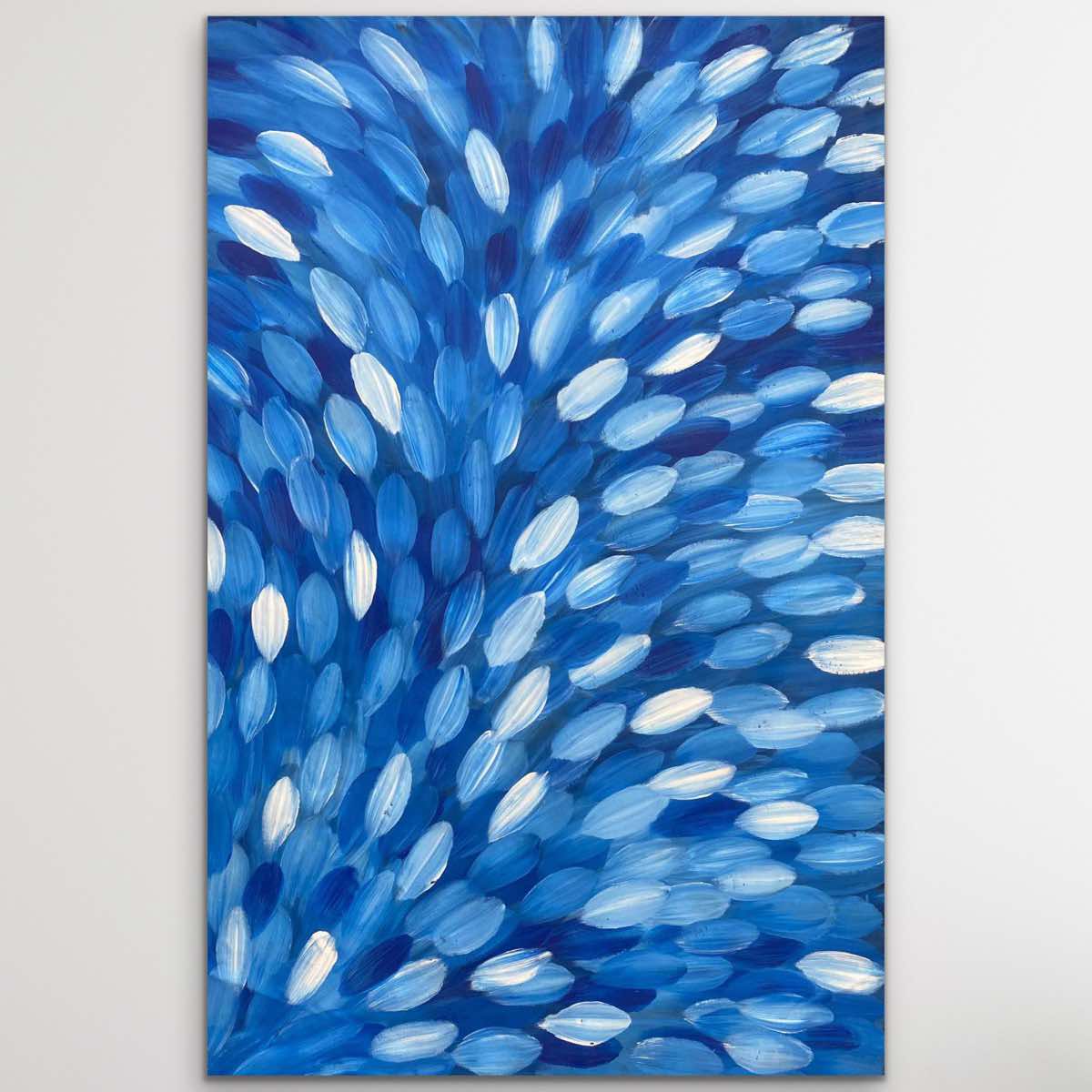 "Bush Medicine Leaves" Esther Haywood Petyarre 201cm x 131cm