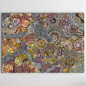 "Bush Yam Dreaming" Katrina Bird 122cm x 88cm