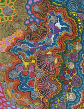 Load image into Gallery viewer, &quot;My Country&quot; Damien and Yilpi Marks 96cm x 127cm

