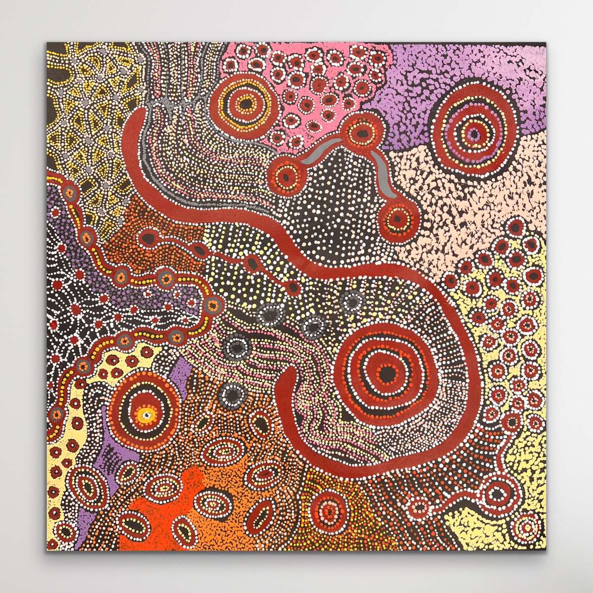 "Wanampi" Imatjala Pollard 97cm x 98cm