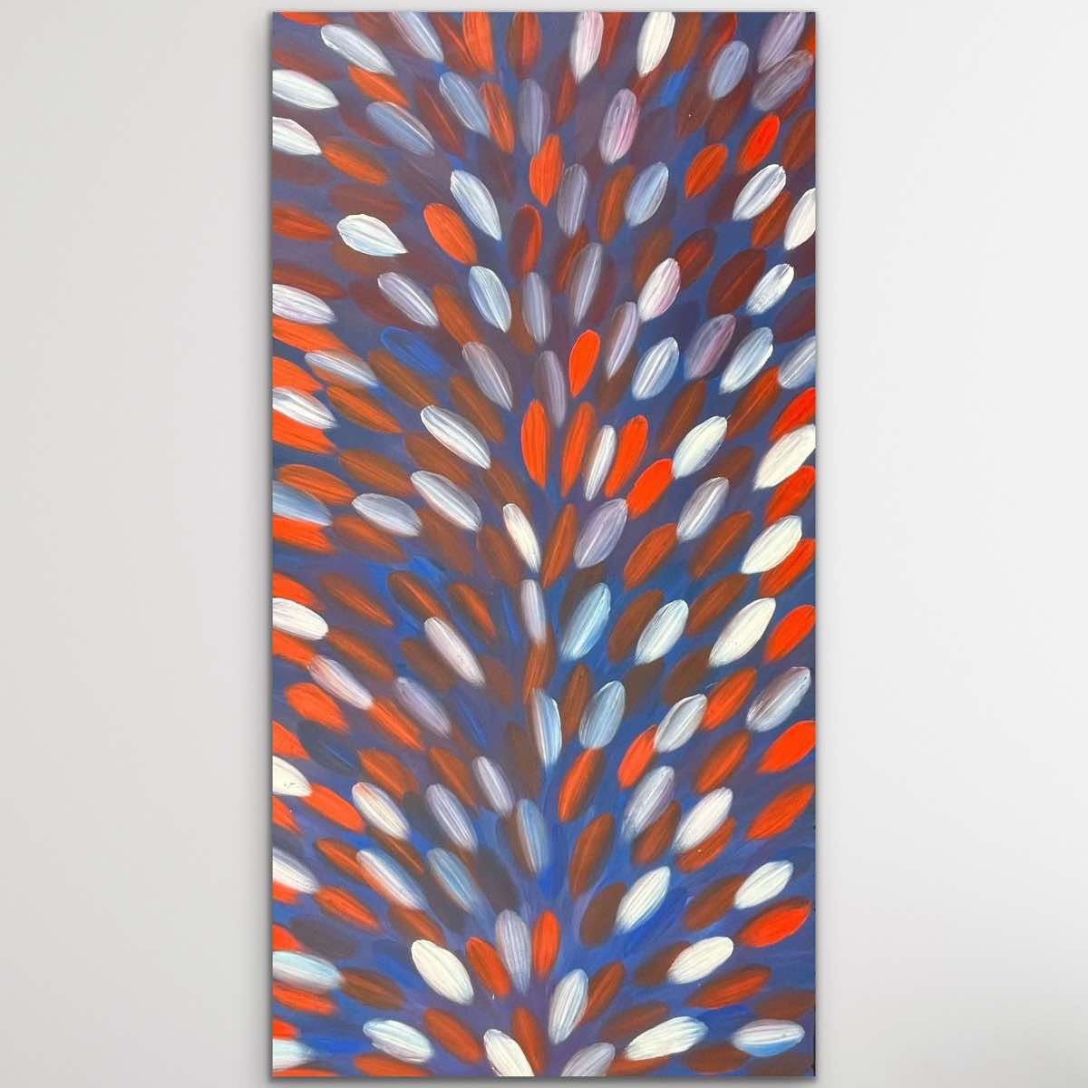Gloria Petyarre作 アボリジニアート Gloria Petyarre 600 mm x 720 mm – Mandel Aboriginal Art Gallery