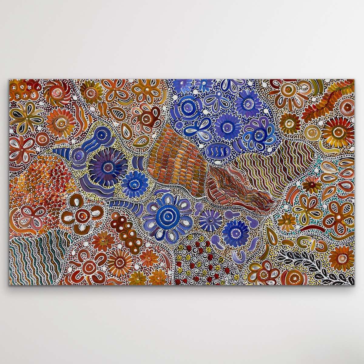 "Bush Flower" Bernadine Johnson Kemarre 133cm x 82cm