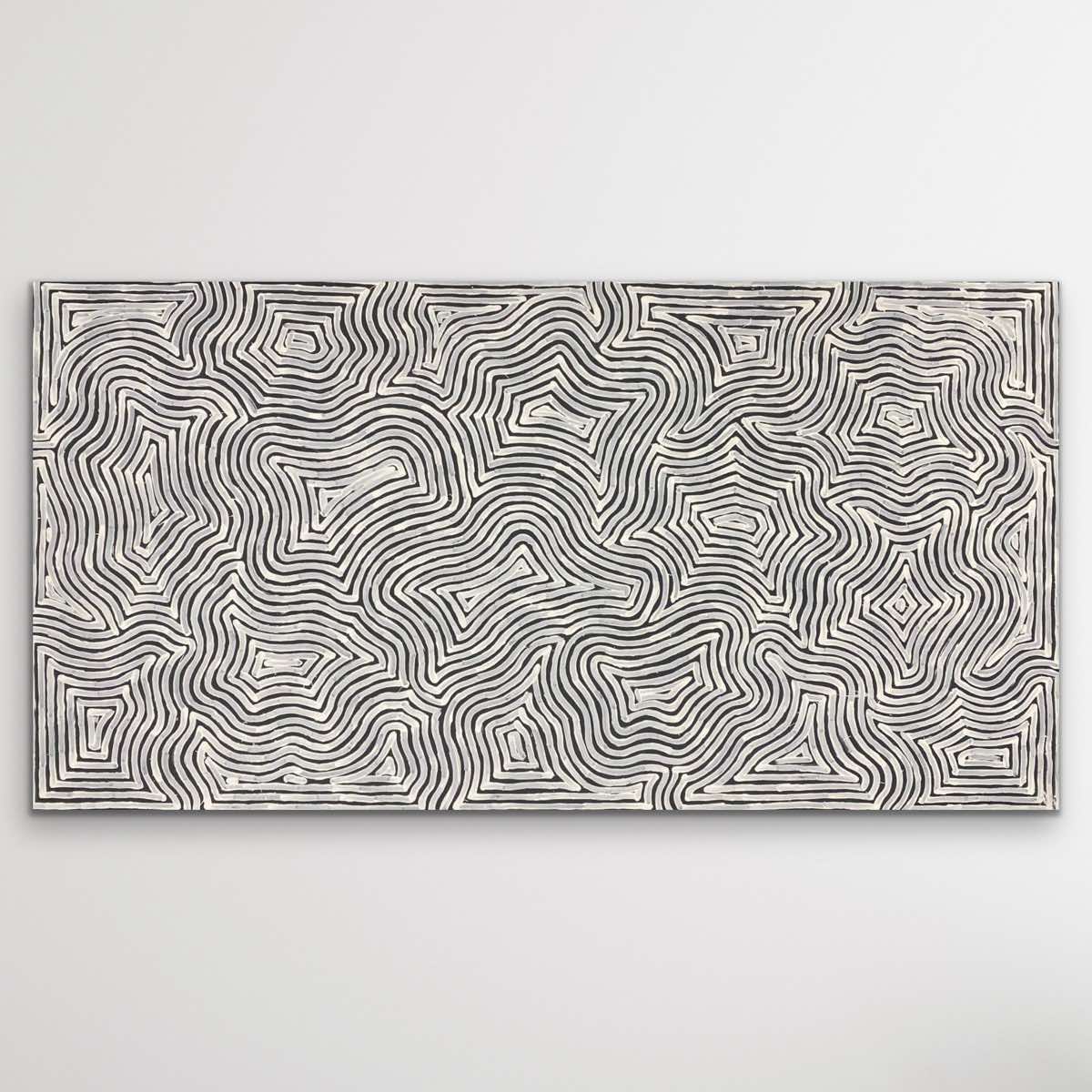 "Tingari" George Hairbrush Tjungurrayi 197cm x 106cm