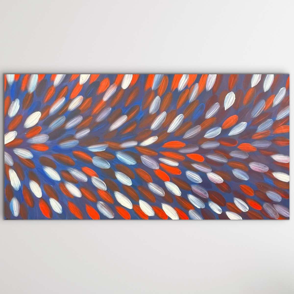 "Medicine Leaves" Gloria Petyarre (Pitjara) 106cm x 201cm