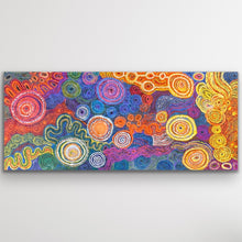 Load image into Gallery viewer, "Piltati Tjukurpa" original Aboriginal painting by Rhoda Tjitayi, 201cm x 85cm - authentic Indigenous Australian artwork
