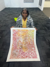 Load image into Gallery viewer, "Alhalkere" original Aboriginal painting by Janet Golder Kngwarreye, 75cm x 57cm - authentic Indigenous Australian artwork
