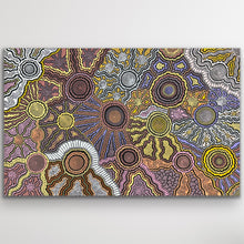 Load image into Gallery viewer, "Country Landscape" original Aboriginal painting by Farron Furber Jampitjinpa, 147cm x 92cm - authentic Indigenous Australian artwork
