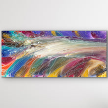 Load image into Gallery viewer, "Pantu (Salt Lake)" original Aboriginal painting by Janice Stanley, 200cm x 90cm - authentic Indigenous Australian artwork
