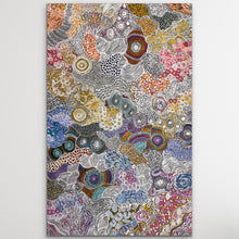 Load image into Gallery viewer, "My Country (Utopia)" original Aboriginal painting by Janet Golder Kngwarreye, 182cm x 116cm - authentic Indigenous Australian artwork
