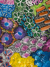 Load image into Gallery viewer, "Awelye" original Aboriginal painting by Karen Bird Ngale, 93cm x 88cm - authentic Indigenous Australian artwork
