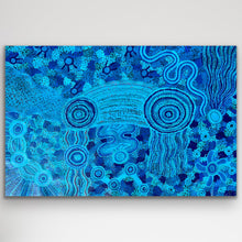 Load image into Gallery viewer, "Mamungari-Nya" original Aboriginal painting by Renae Nakamarra Nelson, 91cm x 60cm - authentic Indigenous Australian artwork
