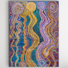 Load image into Gallery viewer, "Pututju" original Aboriginal painting by Rhoda Tjitayi, 198cm x 148cm - authentic Indigenous Australian artwork
