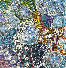 Load image into Gallery viewer, "My Country (Utopia)" original Aboriginal painting by Janet Golder Kngwarreye, 61cm x 59cm - authentic Indigenous Australian artwork
