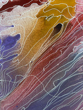 Load image into Gallery viewer, "Pantu (Salt Lake)" original Aboriginal painting by Janice Stanley, 143cm x 99cm - authentic Indigenous Australian artwork
