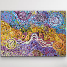 Load image into Gallery viewer, "Piltata Tjukurpa" original Aboriginal painting by Rhoda Tjitayi, 198cm x 141cm - authentic Indigenous Australian artwork
