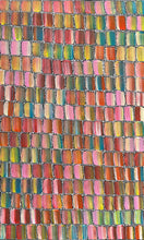 Load image into Gallery viewer, "Bush Medicine Trees" original Aboriginal painting by Bernadine Johnson Kemarre, 58cm x 37cm - authentic Indigenous Australian artwork
