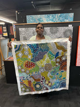 Load image into Gallery viewer, &quot;My Country (Utopia)&quot; Janet Golder Kngwarreye 96cm x 92cm
