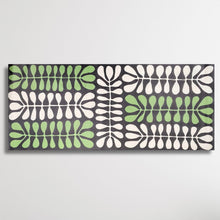 Load image into Gallery viewer, "Acacia Leaves (Watiya Tjuta)" original Aboriginal painting by Debra Nangala McDonald, 201cm x 84cm - authentic Indigenous Australian artwork
