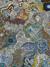 Load image into Gallery viewer, "My Country (Utopia)" original Aboriginal painting by Janet Golder Kngwarreye, 182cm x 116cm - authentic Indigenous Australian artwork
