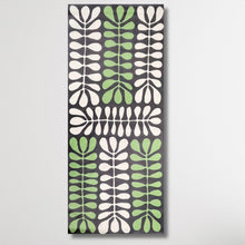 Load image into Gallery viewer, "Acacia Leaves (Watiya Tjuta)" original Aboriginal painting by Debra Nangala McDonald, 201cm x 84cm - authentic Indigenous Australian artwork

