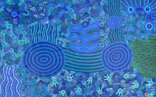 Load image into Gallery viewer, "Mamungaryi-nya" original Aboriginal painting by Renae Nakamarra Nelson, 180cm x 113cm - authentic Indigenous Australian artwork
