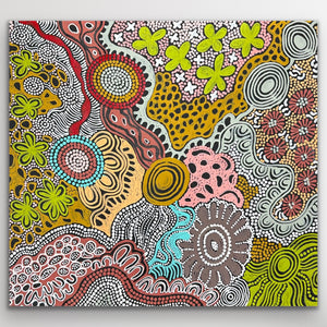 "Wild Seeds (Acacia)" Julieanne Turner Nungurrayi 59cm x 54cm