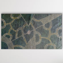 Load image into Gallery viewer, "Bush Plum" original Aboriginal painting by Roseanne Morton Petyarre, 199cm x 117cm - authentic Indigenous Australian artwork
