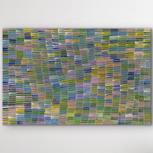 Load image into Gallery viewer, "Yam Dreaming" original Aboriginal painting by Jeannie Mills Pwerle, 150cm x 97cm - authentic Indigenous Australian artwork
