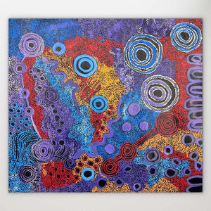 "Piltati Tjukurpa" Rhoda Tjitayi 100cm x 90cm