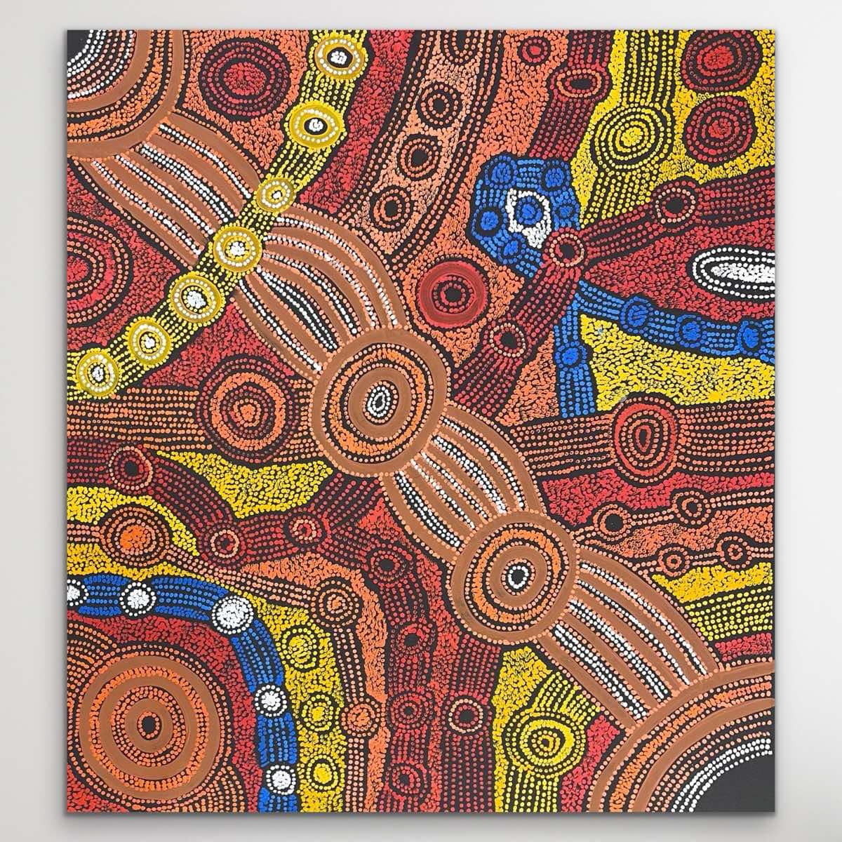 "Minma Malilu" Clarise Tunkin 106cm x 95cm