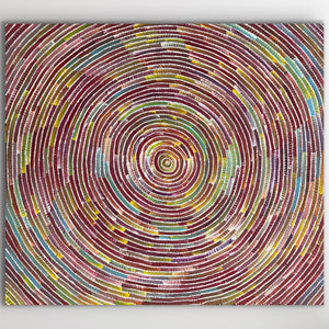 "Circle of Life" Bernadine Johnson Kemarre 99cm x 87cm
