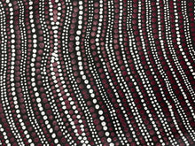Load image into Gallery viewer, 95cm x 146cm Bush Onion Maron and White Large Original Aboriginal Artwork
