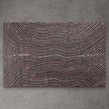 Load image into Gallery viewer, 95cm x 146cm Bush Onion Maron and White Large Original Painting
