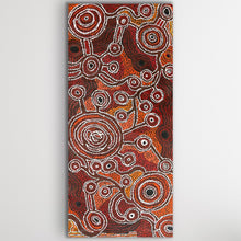 Load image into Gallery viewer, "Nguru Munu Kapi" original Aboriginal painting by Daisybell Kulyuru, 127cm x 58cm - authentic Indigenous Australian artwork
