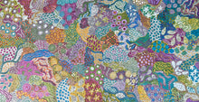Load image into Gallery viewer, "Awelye" by Karen Bird Ngale - detail view of Aboriginal painting, 383cm x 197cm
