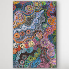 Load image into Gallery viewer, "Pututju Homeland (Caterpillar Dreaming)" original Aboriginal painting by Rhoda Tjitayi, 199cm x 131cm - authentic Indigenous Australian artwork
