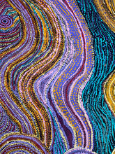 Load image into Gallery viewer, "Pututju" original Aboriginal painting by Rhoda Tjitayi, 198cm x 148cm - authentic Indigenous Australian artwork
