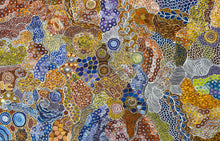 Load image into Gallery viewer, "My Country (Utopia)" original Aboriginal painting by Janet Golder Kngwarreye, 200cm x 126cm - authentic Indigenous Australian artwork
