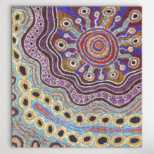 Load image into Gallery viewer, "Ngura" Audrey Brumby 94cm x 87cm original Aboriginal art from Art By Farquhar
