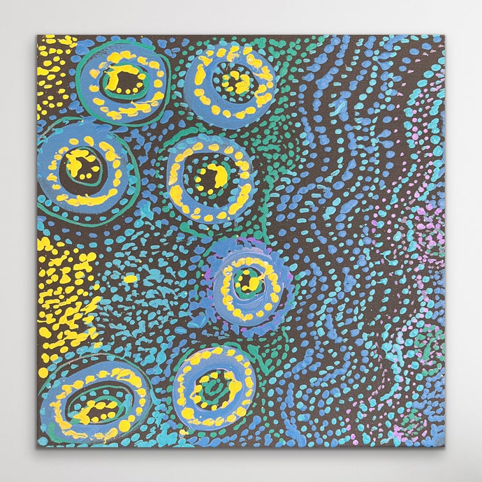 Aboriginal painting small slice of Australia