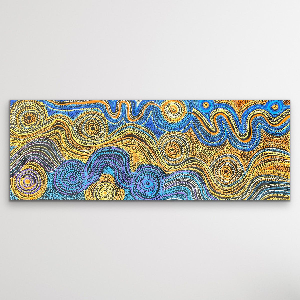 "Caterpillar Dreaming" Rhoda Tjitayi 116cm x 43cm